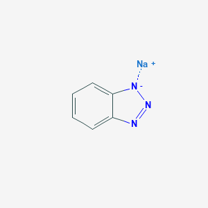 molecular formula C6H4N3Na B098627 1H-Benzotriazole, sodium salt CAS No. 15217-42-2