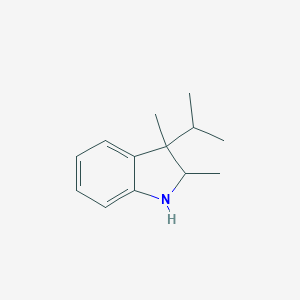 molecular formula C13H19N B098642 2,3-Dimethyl-3-propan-2-yl-1,2-dihydroindole CAS No. 18781-62-9