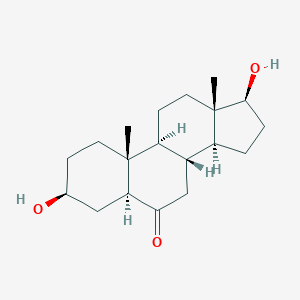 molecular formula C19H30O3 B098645 5alpha-Androstan-6-one, 3beta,17beta-dihydroxy- CAS No. 17328-37-9