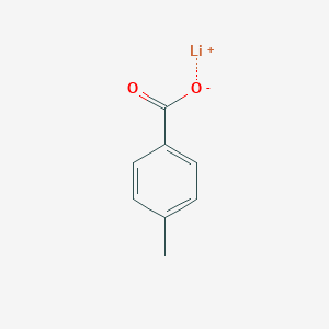 molecular formula C8H7LiO2 B098646 Lithium p-toluate CAS No. 16090-05-4