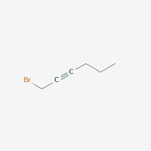 molecular formula C6H9Br B098647 1-Bromo-2-hexyne CAS No. 18495-25-5