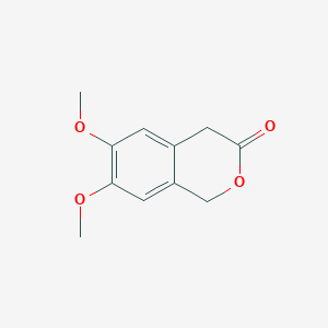 molecular formula C11H12O4 B098660 6,7-dimethoxy-1,4-dihydro-3H-isochromen-3-one CAS No. 16135-41-4
