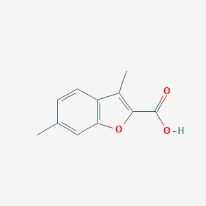 molecular formula C11H10O3 B098663 3,6-Dimethyl-1-benzofuran-2-carboxylic acid CAS No. 16820-37-4