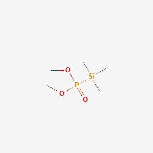 molecular formula C5H15O3PSi B098664 dimethoxyphosphoryl(trimethyl)silane CAS No. 18135-14-3