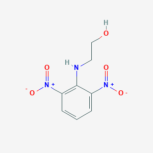 molecular formula C8H9N3O5 B098666 2-(2,6-Dinitrophenylamino)ethanol CAS No. 16242-42-5