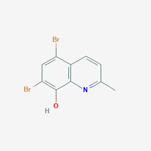 molecular formula C10H7Br2NO B098669 Broquinaldol CAS No. 15599-52-7