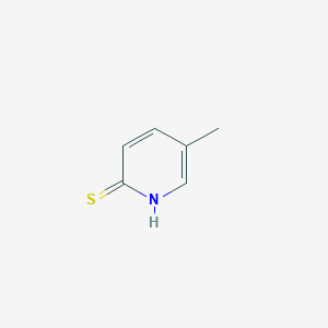 molecular formula C6H7NS B098678 2-Mercapto-5-methylpyridine CAS No. 18368-58-6