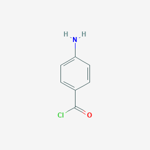 molecular formula C7H6ClNO B098679 4-Aminobenzoyl chloride CAS No. 16106-38-0