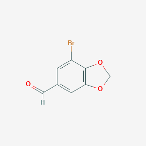 7-bromo-2H-1,3-benzodioxole-5-carbaldehyde