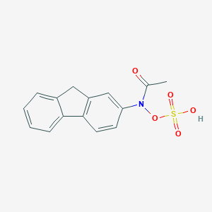 molecular formula C15H13NO5S B098695 2-Acetylaminofluorene-N-sulfate CAS No. 16808-85-8