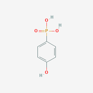 molecular formula C6H7O4P B098701 (4-Hydroxyphenyl)phosphonic acid CAS No. 33795-18-5