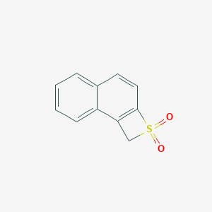 molecular formula C11H8O2S B098702 1H-naphtho[2,1-b]thiete 2,2-dioxide CAS No. 16205-74-6