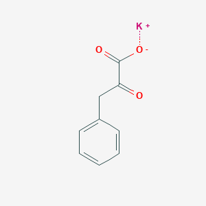 molecular formula C9H7KO3 B098703 Potassium 3-phenylpyruvate CAS No. 17647-93-7