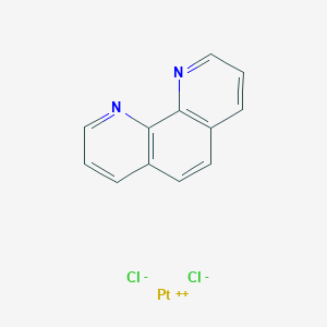 molecular formula C12H8Cl2N2Pt B098704 Dichloro(1,10-phenanthroline)platinum CAS No. 18432-95-6