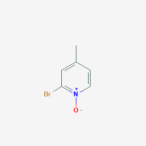 molecular formula C6H6BrNO B098705 2-Bromo-4-methylpyridine N-oxide CAS No. 17117-12-3