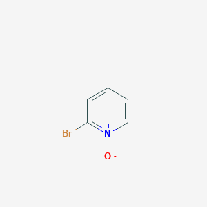 molecular formula C6H6BrNO B098705 2-Bromo-4-methylpyridine 1-oxide CAS No. 17117-12-3
