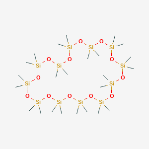 molecular formula C24H72O12Si12 B098706 Tetracosamethyl-cyclododecasiloxane CAS No. 18919-94-3