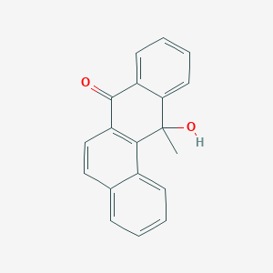 molecular formula C19H14O2 B098709 12-Hydroxy-12-methylbenzo[a]anthracen-7-one CAS No. 17513-39-2
