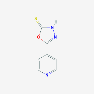 molecular formula C7H5N3OS B098712 5-(4-Pyridyl)-1,3,4-oxadiazole-2-thiol CAS No. 15264-63-8