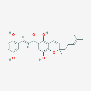 molecular formula C25H26O6 B098714 Flemingin C CAS No. 18296-60-1