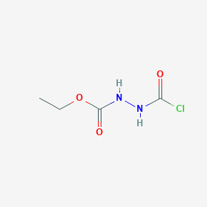 molecular formula C4H7ClN2O3 B098717 Ethyl 3-(chloroformyl)carbazate CAS No. 15429-42-2