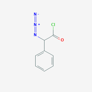 molecular formula C8H6ClN3O B098721 2-Azido-2-phenylacetyl chloride CAS No. 16461-71-5