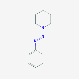 molecular formula C11H15N3 B098726 Piperidine, 1-(phenylazo)- CAS No. 16978-76-0