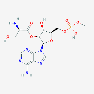 molecular formula C14H21N6O9P B009873 Mepa-ser CAS No. 110707-49-8