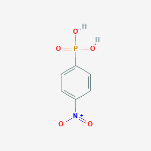 molecular formula C6H6NO5P B098731 (4-Nitrophenyl)phosphonic acid CAS No. 2175-86-2