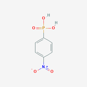 molecular formula C6H6NO5P B098731 (p-Nitrophenyl)phosphonic acid CAS No. 2175-86-2