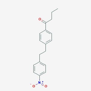 1-(4-Butyrylphenyl)-2-(4-nitrophenyl)ethane