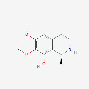 molecular formula C12H17NO3 B098746 Anhalonidine CAS No. 17627-77-9