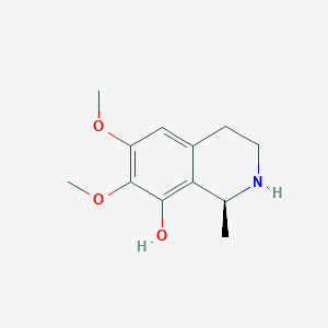 (1S)-6,7-dimethoxy-1-methyl-1,2,3,4-tetrahydroisoquinolin-8-ol