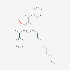 4-Nonyl-2,6-bis(1-phenylethyl)phenol