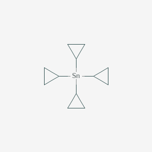 molecular formula C12H20Sn B098750 Tetracyclopropylstannane CAS No. 17850-11-2