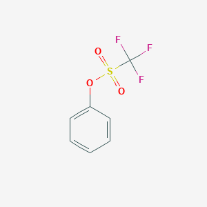 molecular formula C7H5F3O3S B098758 Phenyl trifluoromethanesulfonate CAS No. 17763-67-6