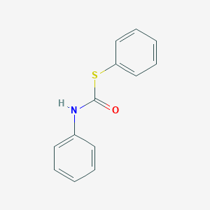 molecular formula C13H11NOS B098772 S-phenyl N-phenylcarbamothioate CAS No. 4910-32-1