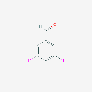 molecular formula C7H4I2O B098778 3,5-Diiodobenzaldehyde CAS No. 17352-25-9