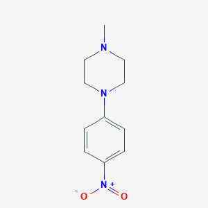 molecular formula C11H15N3O2 B098782 1-Methyl-4-(4-nitrophenyl)piperazine CAS No. 16155-03-6