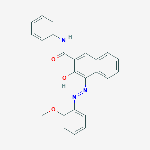 2-Naphthalenecarboxamide, 3-hydroxy-4-((2-methoxyphenyl)azo)-N-phenyl-
