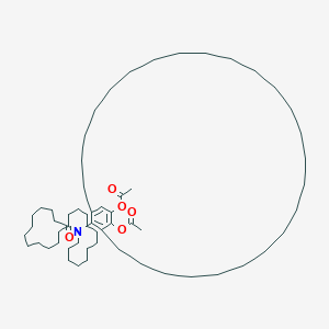 [28-Acetyloxy-31-(14-oxo-azacyclohexacos-1-yl)-29-bicyclo[25.3.1]hentriaconta-1(30),27(31),28-trienyl] acetate