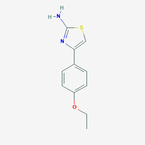 molecular formula C11H12N2OS B098799 4-(4-乙氧基苯基)-1,3-噻唑-2-胺 CAS No. 15850-29-0