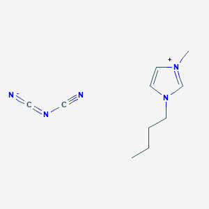 molecular formula C10H15N5 B009880 1-Butyl-3-methylimidazolium dicyanamide CAS No. 448245-52-1