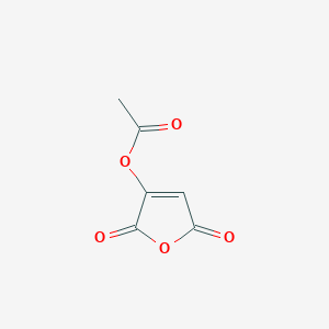 molecular formula C6H4O5 B098808 Acetoxymaleic anhydride CAS No. 19064-79-0