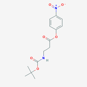 molecular formula C14H18N2O6 B098815 Boc-beta-alanine 4-nitrophenyl ester CAS No. 17547-09-0