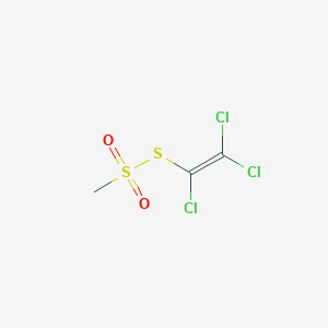 Methanesulfonic acid, thio-, S-trichlorovinyl ester