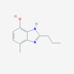 molecular formula C11H14N2O B009882 4-Methyl-2-propyl-1H-benzo[d]imidazol-7-ol CAS No. 103059-42-3