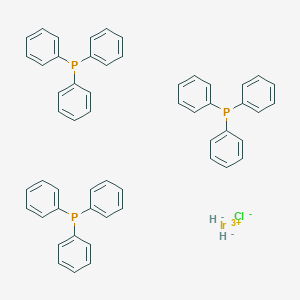 molecular formula C54H47ClIrP3 B098822 Chlorodihydrotris(triphenylphosphine)iridium CAS No. 17035-59-5