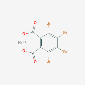 molecular formula C8Br4NiO4 B098825 nickel(2+);3,4,5,6-tetrabromophthalate CAS No. 18824-79-8