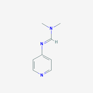 molecular formula C8H11N3 B098828 N,N-Dimethyl-N/'-pyridin-4-ylmethanimidamide CAS No. 17350-07-1